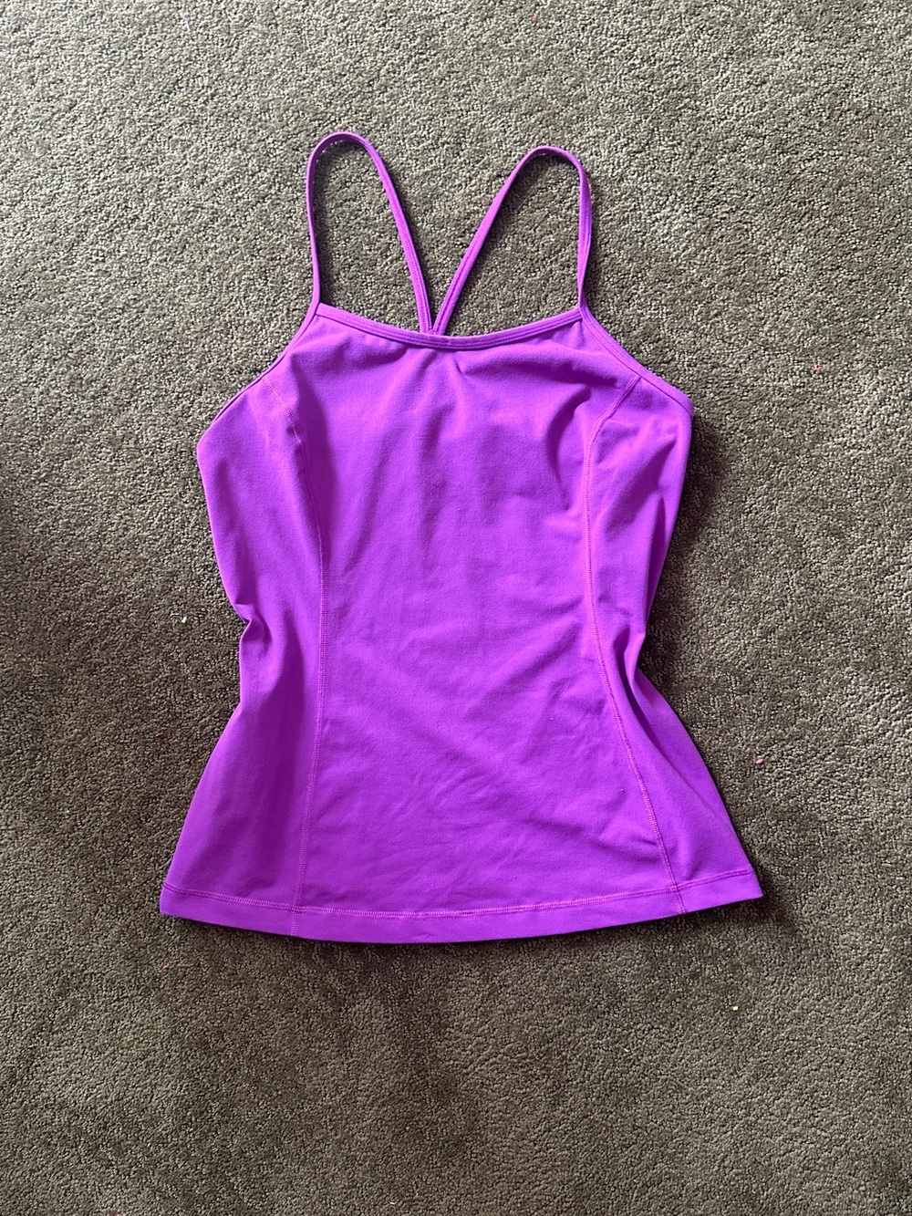 Under Armour Bright Purple Strappy Tank Top